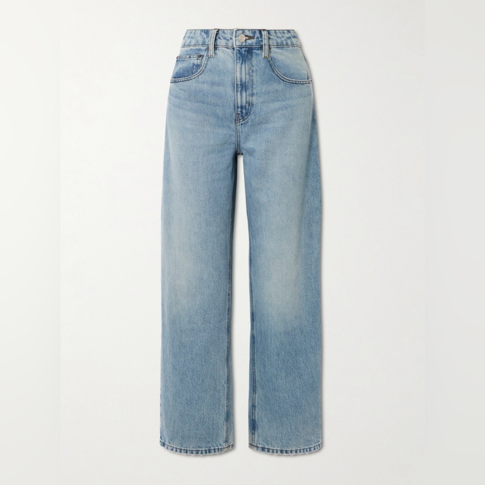 FRAME DENIM LONG BARREL LEG JEANS Blue 30
